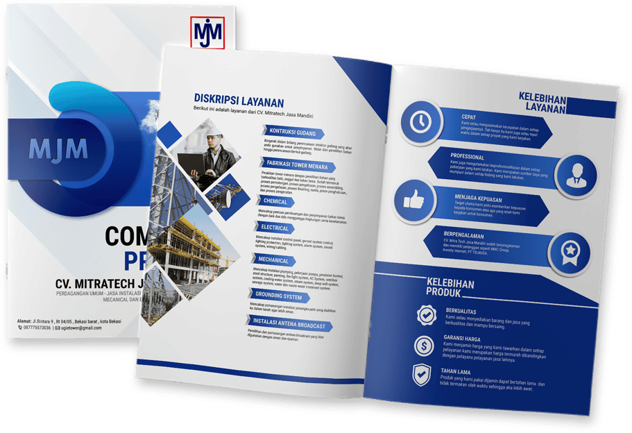 Hasil Pembuatan Company Profile Mitra Tech