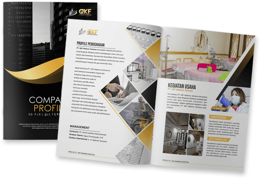 Desain Company Profile QKF