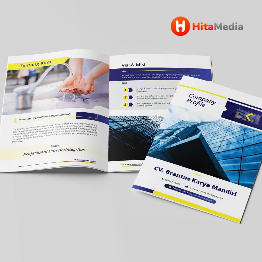 Company profile memuat apa saja