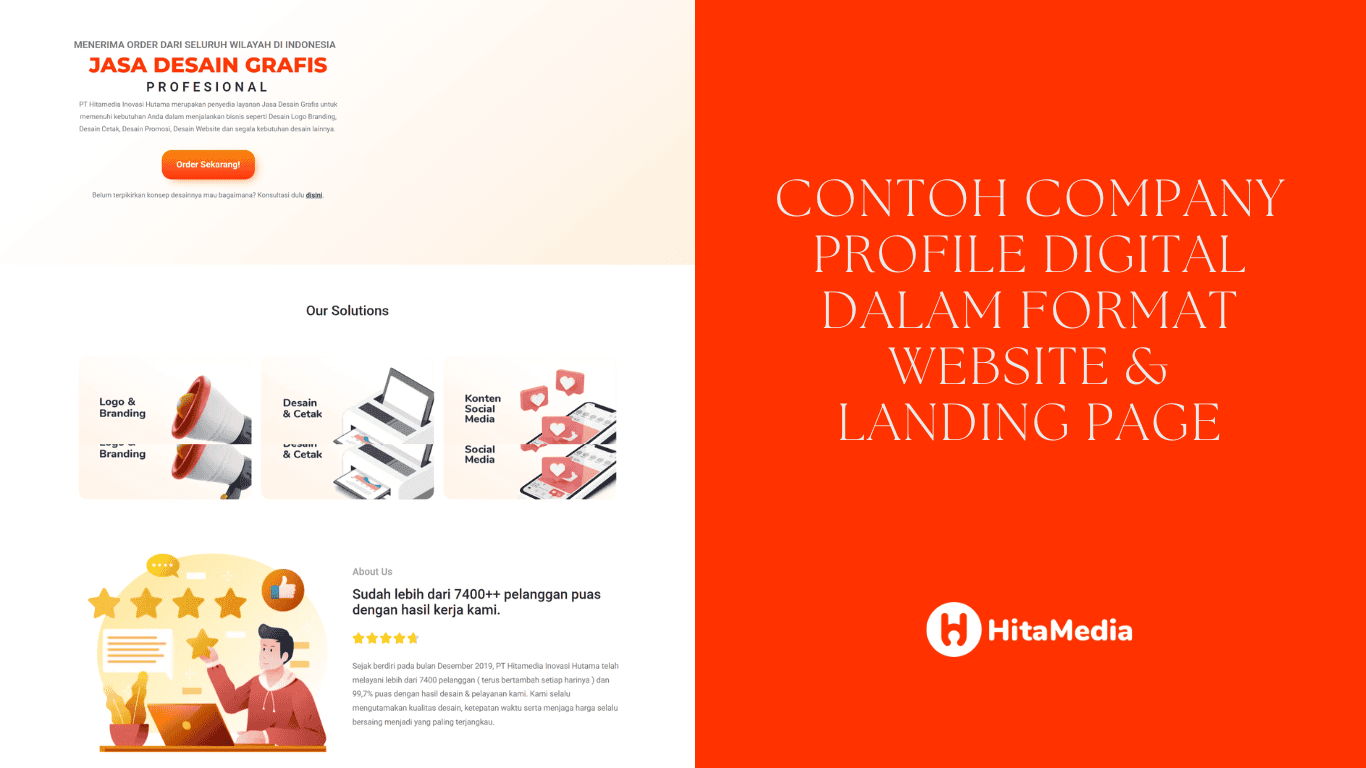 contoh company profile terbaik. Jasa desain compro profesional dari hitamedia Jogja, Jateng, Solo, Jakarta