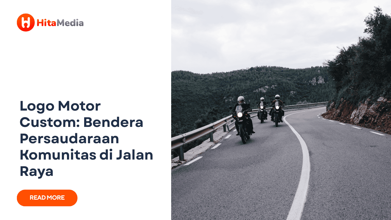 logo motor custom menjadi simbolis persaudaraan anggota komunitas motor