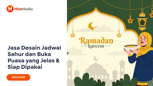 Jasa desain jadwal sahur dan buka puasa